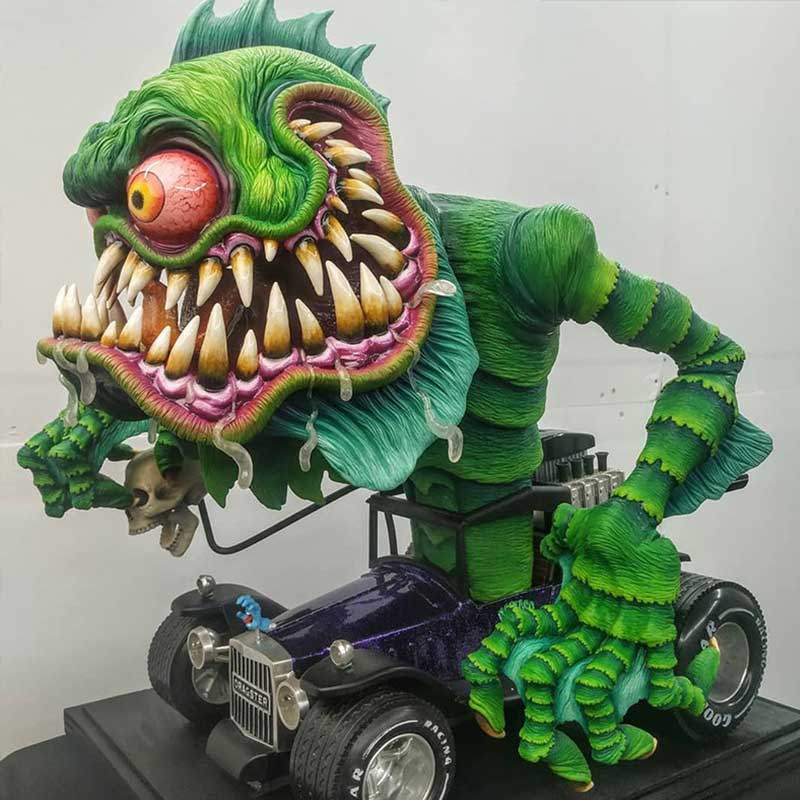 Sinne Stor Mun Monster Statuer | Skanto