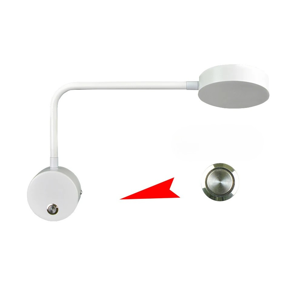 NordicGlow - Justerbar LED Vegglampe for Moderne Interiør Skanto