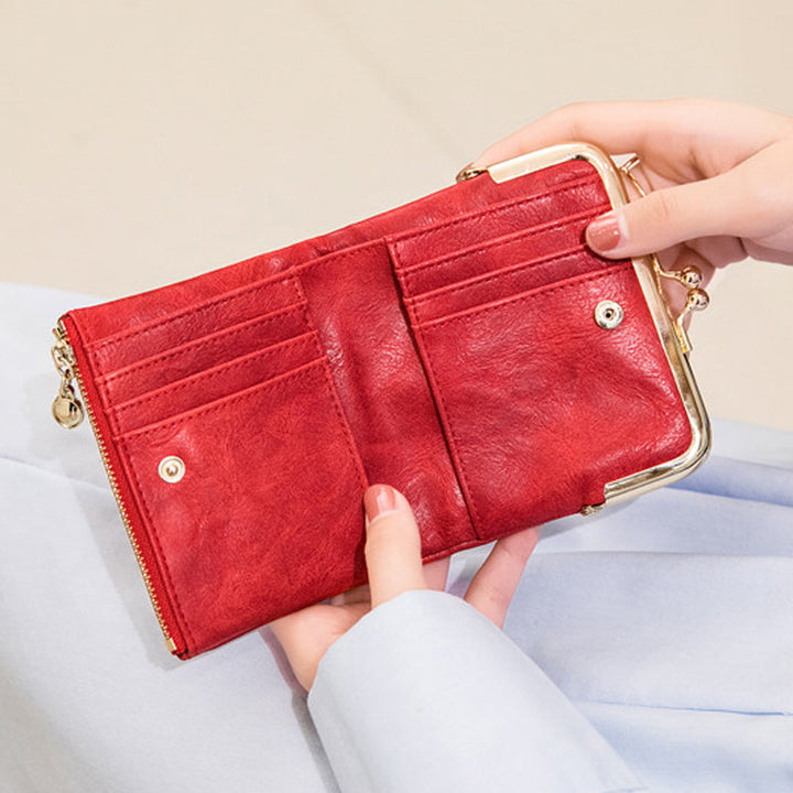 Skanto | Mini Fashion Kvinners Square Kortlommebok