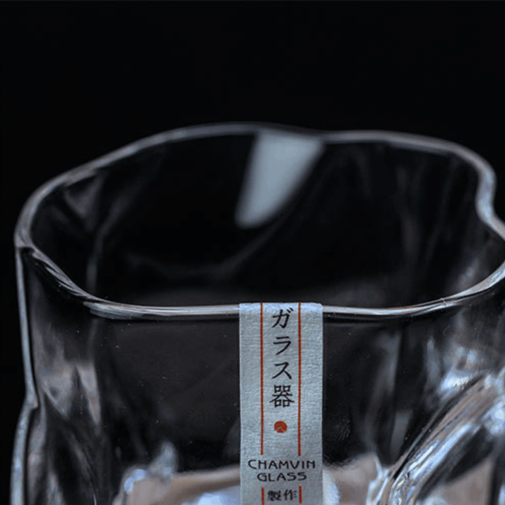 Japansk Edo Kiriko Krumpe Kropp Whisky Glass | Skanto