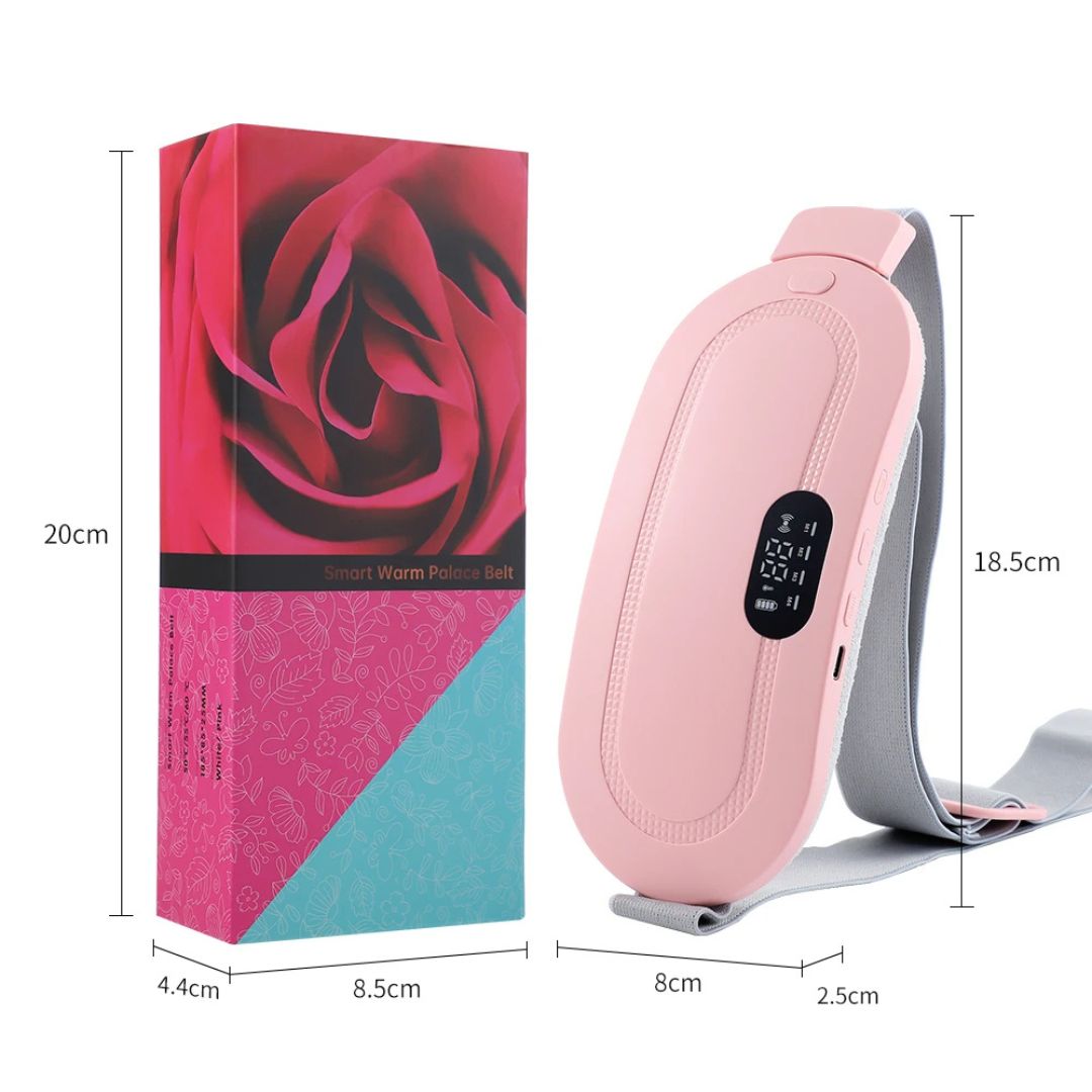 CalmFlow Varmepute for Menstruasjonskramper | Lindre Menstruasjonskramper - Beroligende Varme for Kramper - Musklene Avslapping - Stressreduksjon Skanto