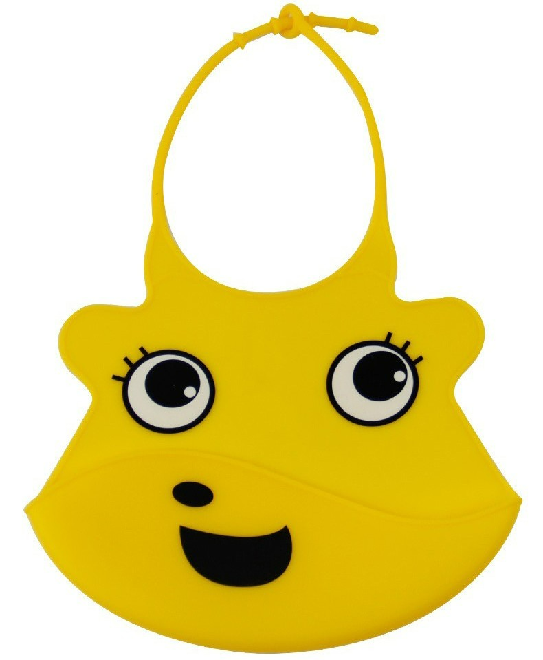 Norvo | Baby smekke laget av silikon med oppsamlingsskål – Vanntett & Justerbar