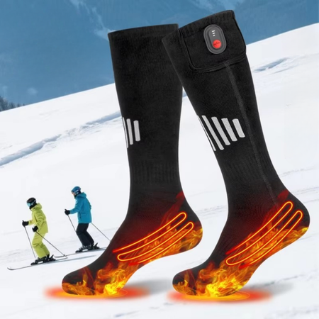 Wiederaufladbare, med USB-utstyr Socken med elektrisk varmefunksjon for kaldt vann