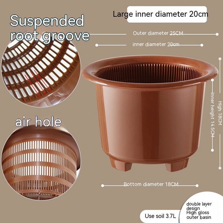 Skanto | Pustende Rotkontroll Potte for Planter – Ideell for Sunt Vekst og Optimal Lufting