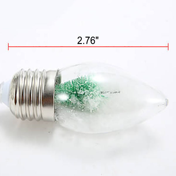 Skanto | LED Ønskebottle Glødelampe Juletre Snø Batteriboks Dekorativ Snorlys