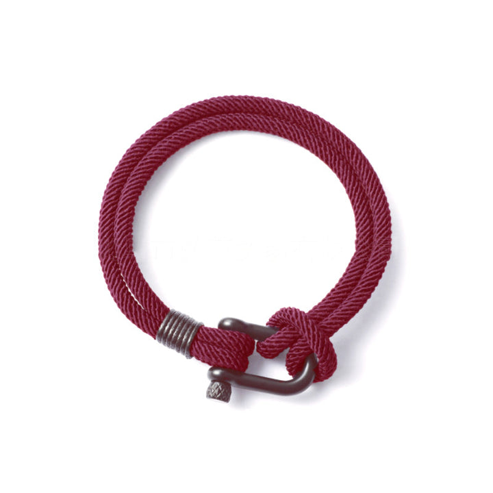 Skanto | U-formet spenne nylon flettet armbånd