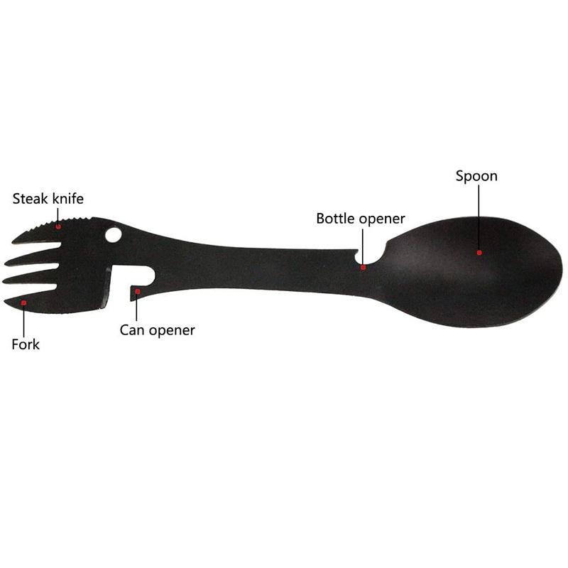 Trek Tool - 5 i 1 Taktisk Spork | Skanto