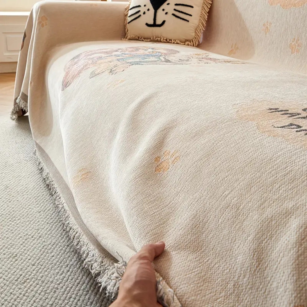 Skanto | Amara Floral Reversibel Sofa Deksel