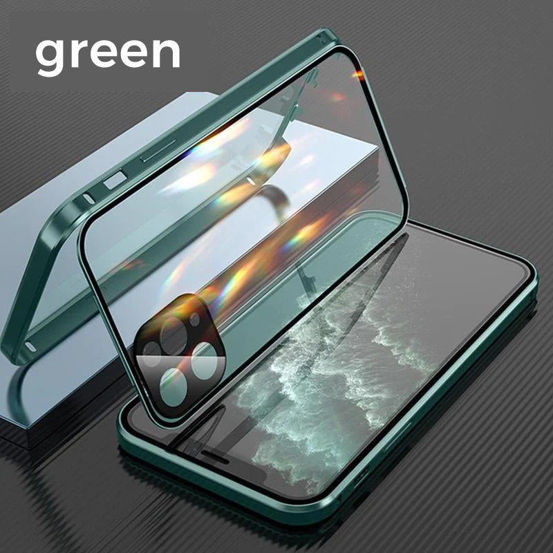 Skanto | Anti-Snooping Herdet Glasset Etui for iphone