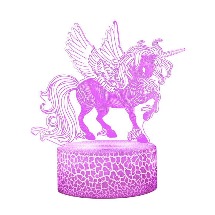 Nattelys LED farge dinosaur med fjernkontroll flere stilarter | Skanto