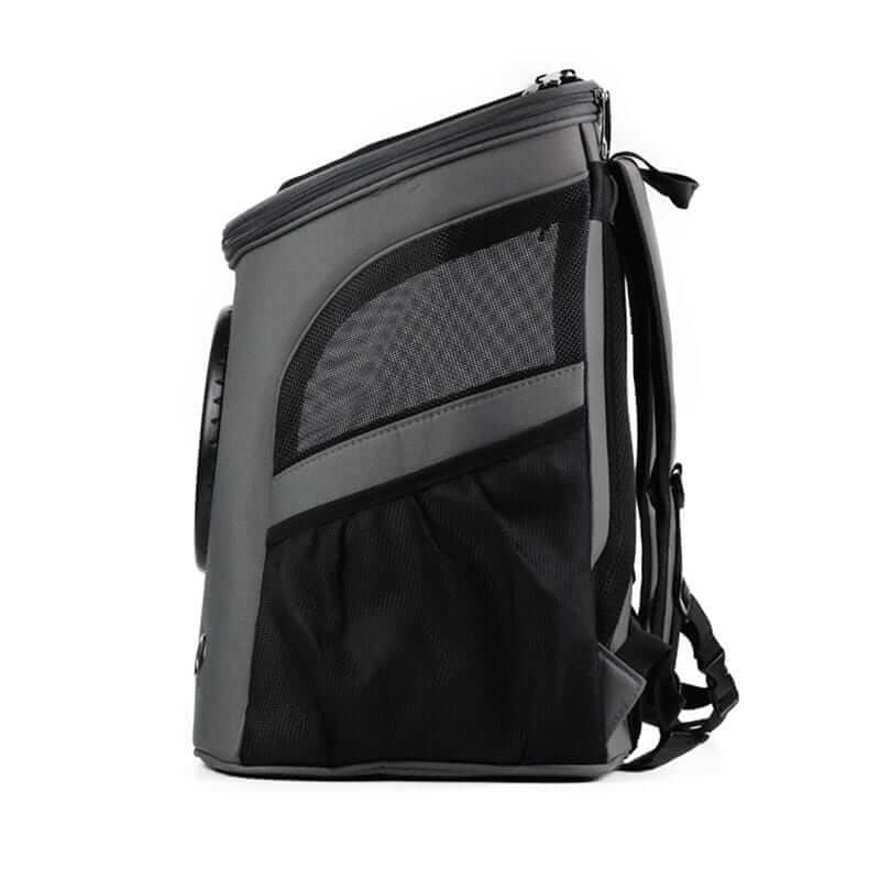 Skanto | Romslig Utsikt Kattebakpack – Behagelig Dyretransportør med Boblevindu