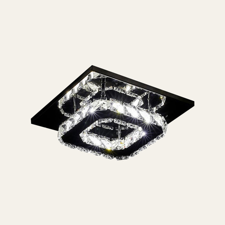 Skanto | Taklampe Krystall LED Moderne Innfelt Armatur