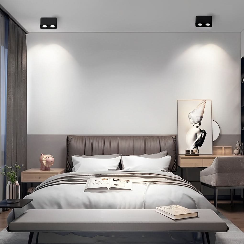 Skanto | Firkantet Justerbar Taklampe med Dimbar LED Lys