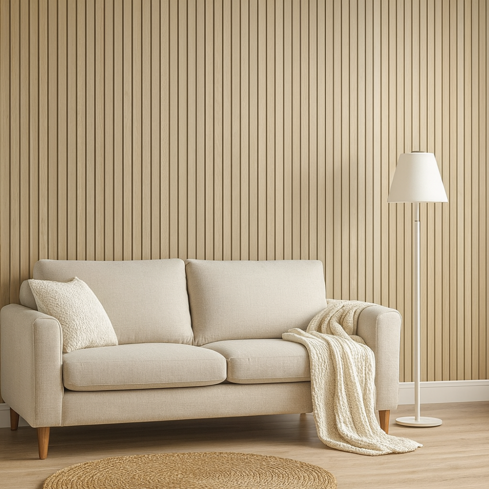 Skanto | Veggklistremerke 3D Tre-look PVC Panel Selvheftende Vanntett