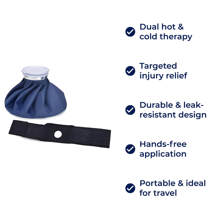ThermoRelief | Gjenbrukbar ispakke – Varm og kald terapi – Isolerende, slitesterkt design – Målrettet skadebehandling for sport og rehabilitering Skanto