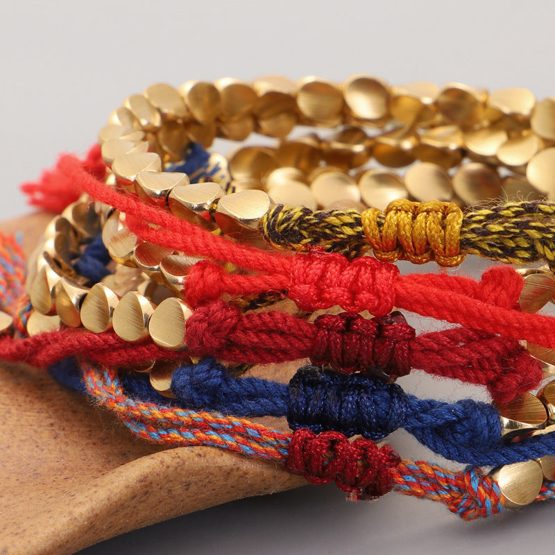 Skanto | Formet Kobber Perle Armbånd