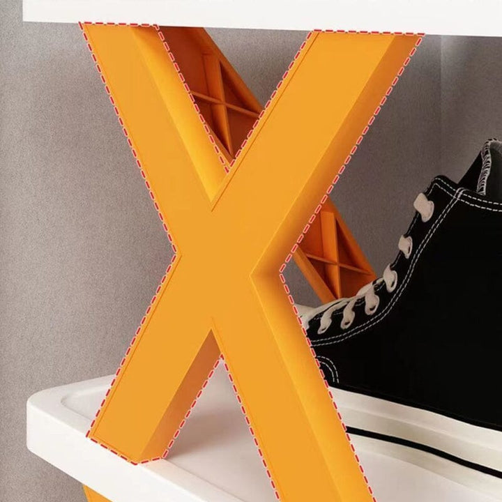 Foldbar Multi-Lags Skoholder, Skoplassering Hylle Organiser | Skanto