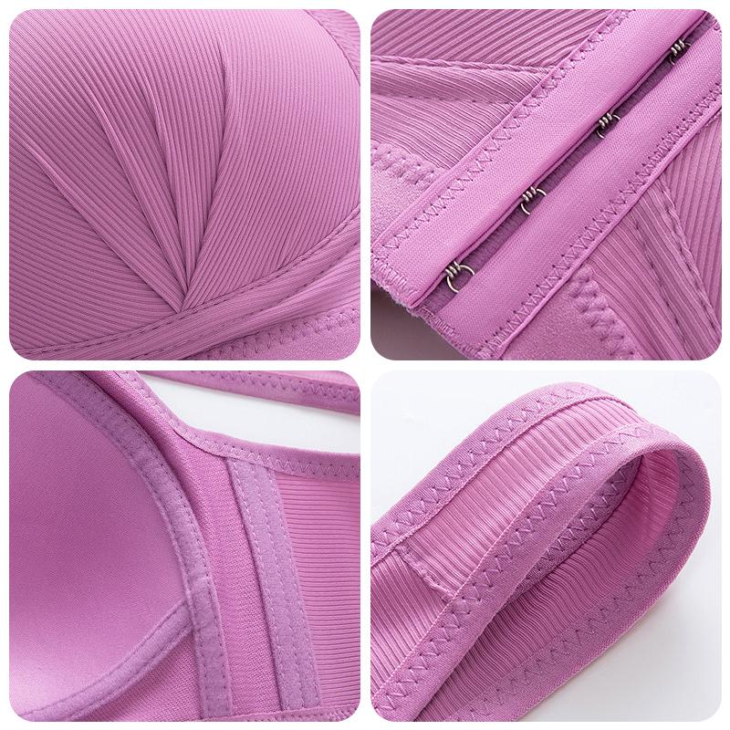 Skanto | Plus Size Front Closure Elastic Push Up Comfort Bra