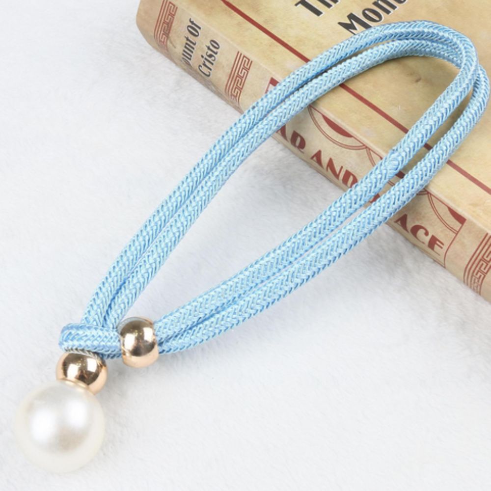 Skanto | Lyst Perle Gardin Snor Tilbake | 2 Pcs Sett