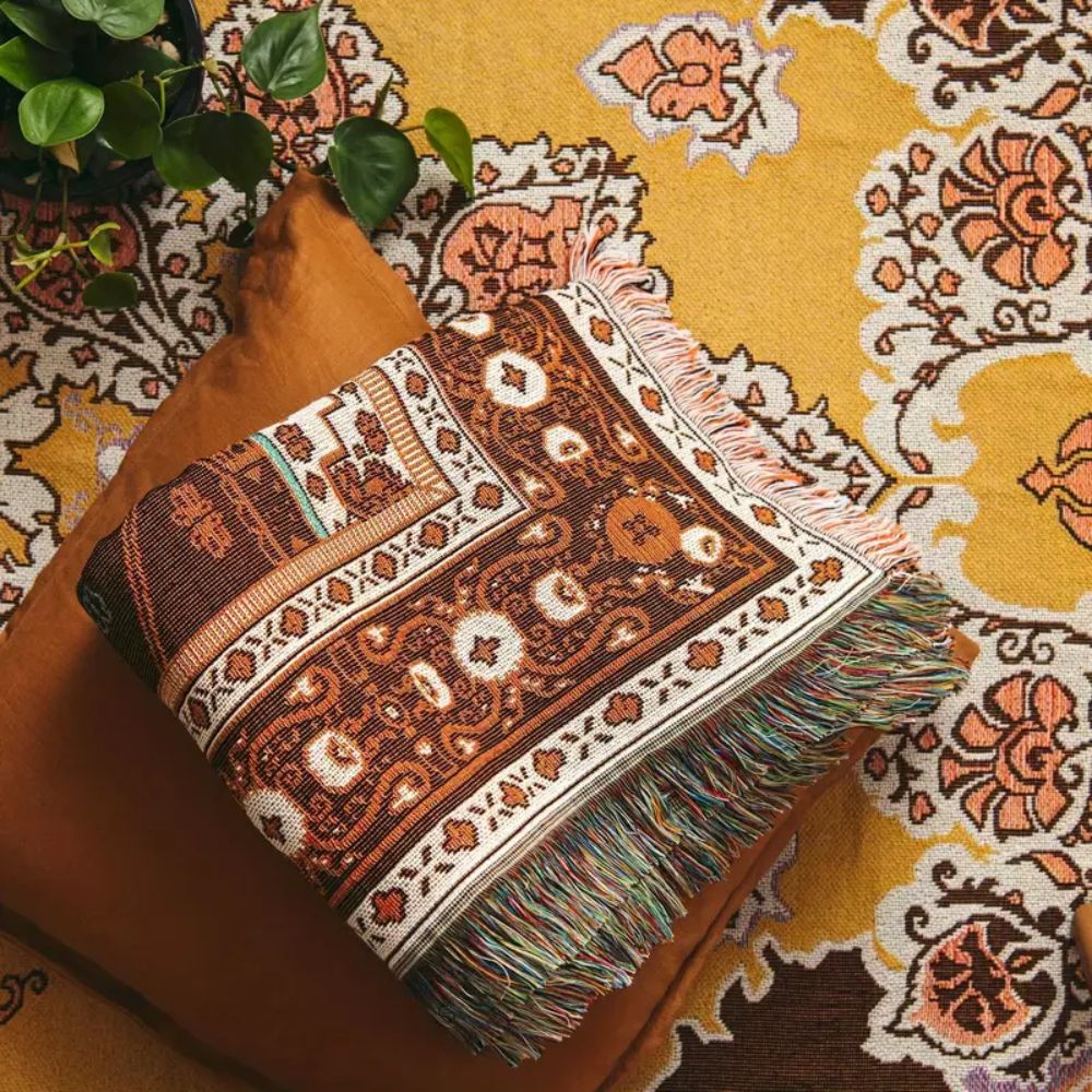Skanto | Boho Chic Mønstret Kastepledd