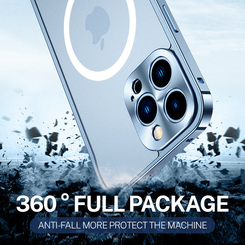 Skanto | Metallramme Magnetisk Ladetui For iPhone