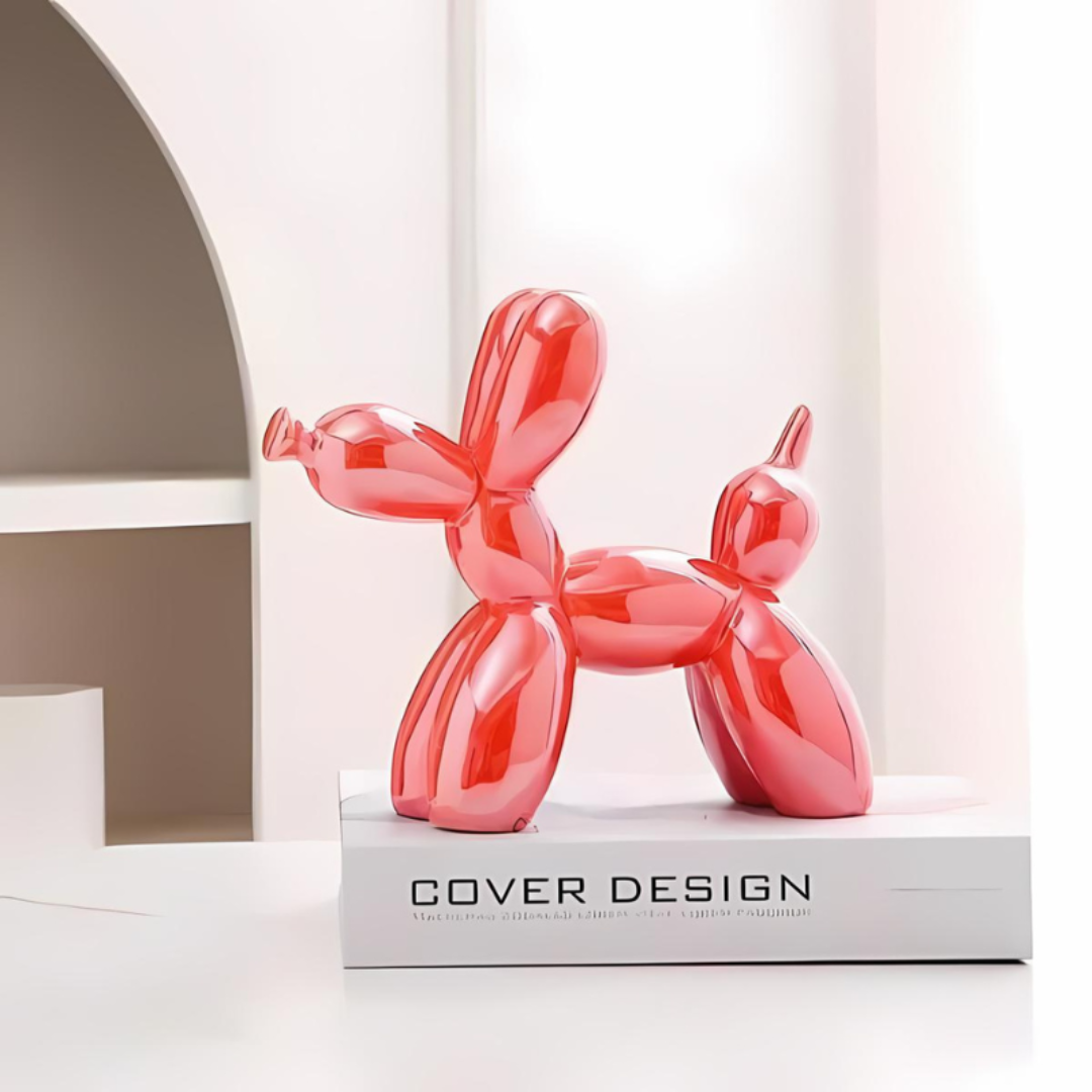 Skanto | Dekorativ Keramisk Ballonghund Statue
