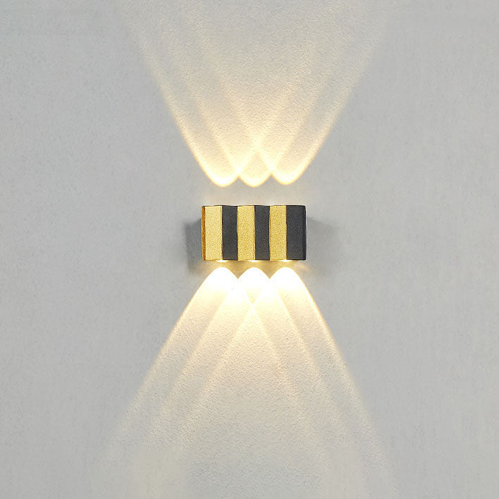 Skanto | Moderne Lys Luksus Gyldent Aluminium Utendørs Vanntett Terrasse LED Vegglampe