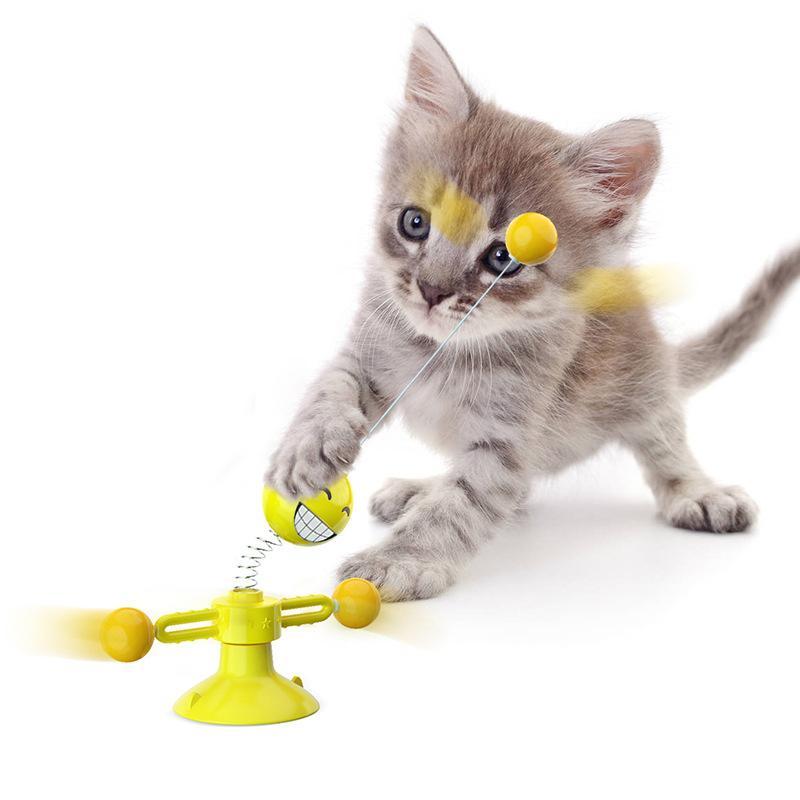 Multifunksjonelt spinning leketøy for katter | Skanto