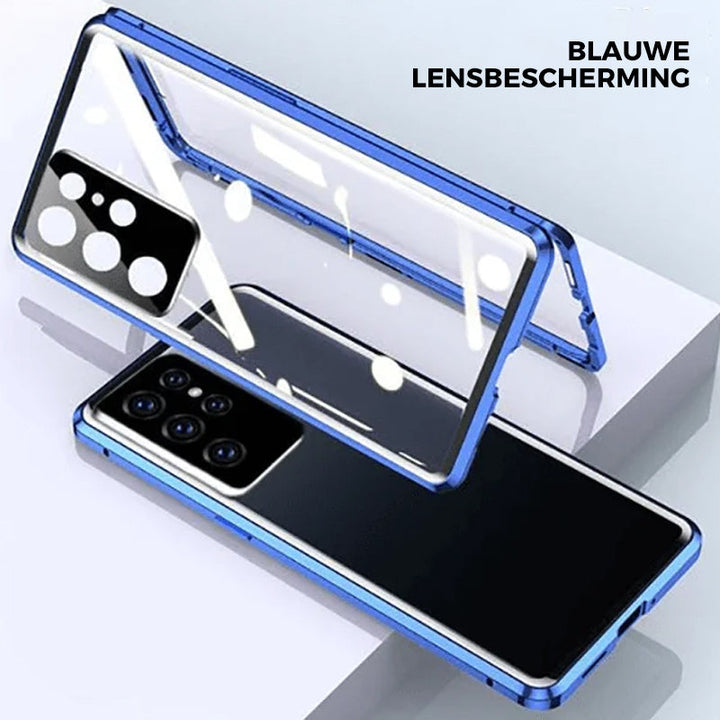 Skanto | herdet glass dobbeltsidig telefonkasse for Samsung