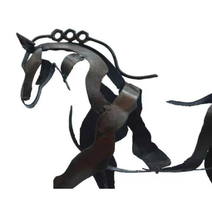 Hollow Metal Horse Ornament | Skanto