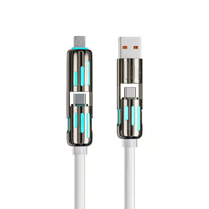 Skanto | 4 i 1 USB ladekabel MAX 240W hurtiglading
