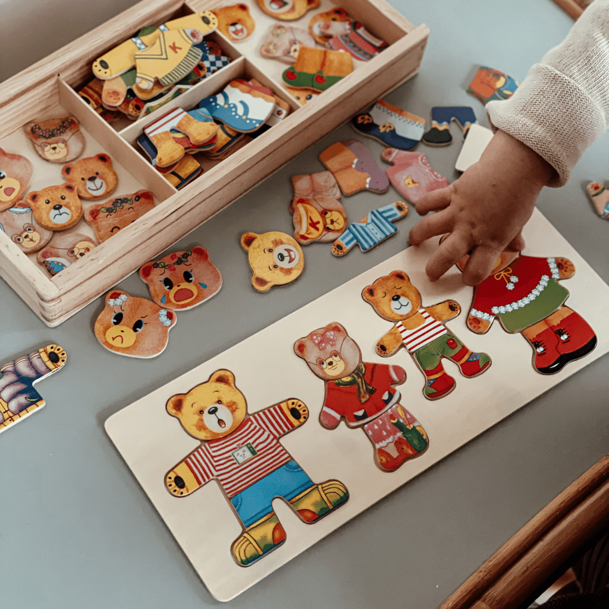 DressUpBear - Kreativ Tre Puzzle for Barn
