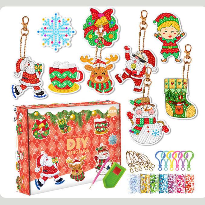 Norvo | Diamond Art Glede | Stimuler Kreativitet & Avslapning - DIY Diamond Maleri Klistremerke Sett for Barn