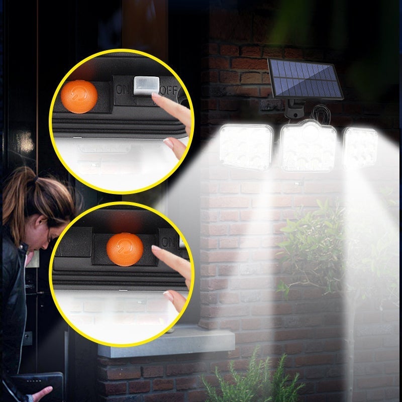 Solar Induksjon Vegglys Split med Fjernkontroll | Skanto