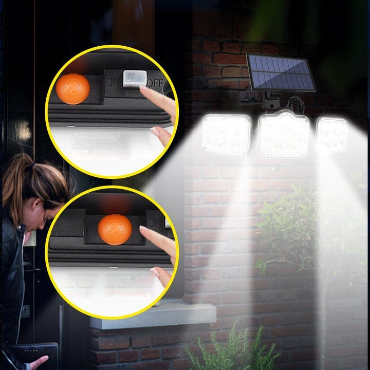 Solar Induksjon Vegglys Split med Fjernkontroll | Skanto