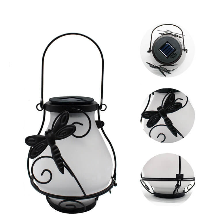 Skanto | Solar Retro Lantern LED Dekorativ Utendørs Vanntett Hage Hengende Lys