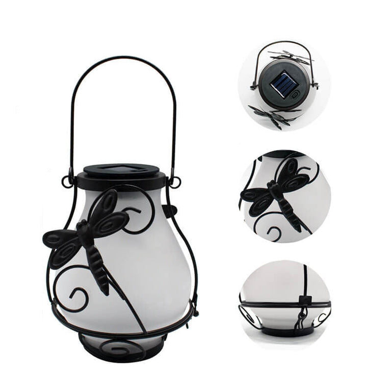 Skanto | Solar Retro Lantern LED Dekorativ Utendørs Vanntett Hage Hengende Lys