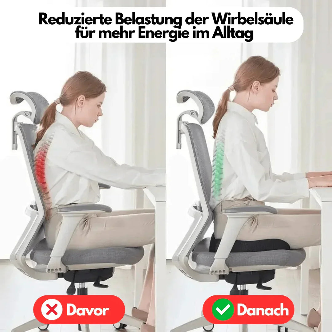 Skanto | Ergonomisk 4D Komfort Setepute med Ortopedisk Støtte
