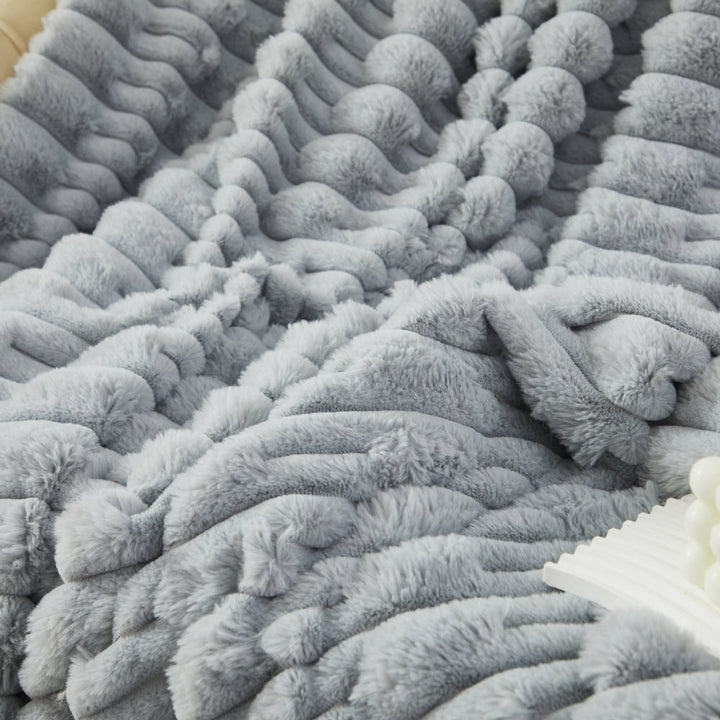 Skanto | Plush myk falsk kanin teppe