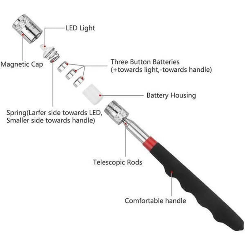Skanto | LED Utvidbar Magnetisk Pickup