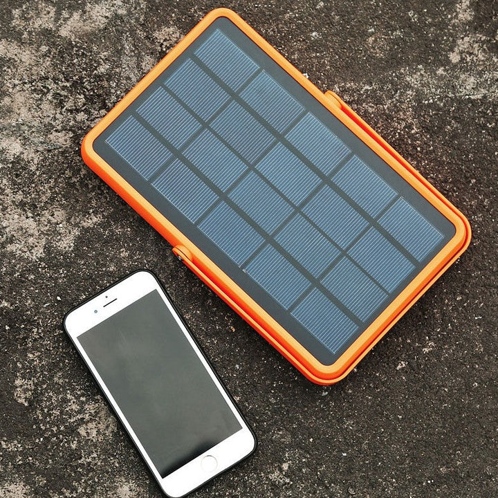Skanto | Multifunksjonell Sollys, med 3000mAh, 2 Lystilstander & USB Oppladbar, for Hager, Utendørs, Patio, Balkong & Mer