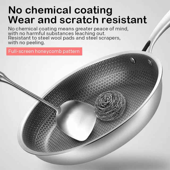 Skanto | Non-stick rustfritt stål bikube stekepanne