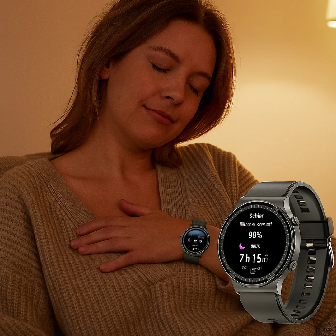 Skanto | CardioSense – Medisinsk ECG Smartwatch med Osram-sensor og 24/7 helsesporing
