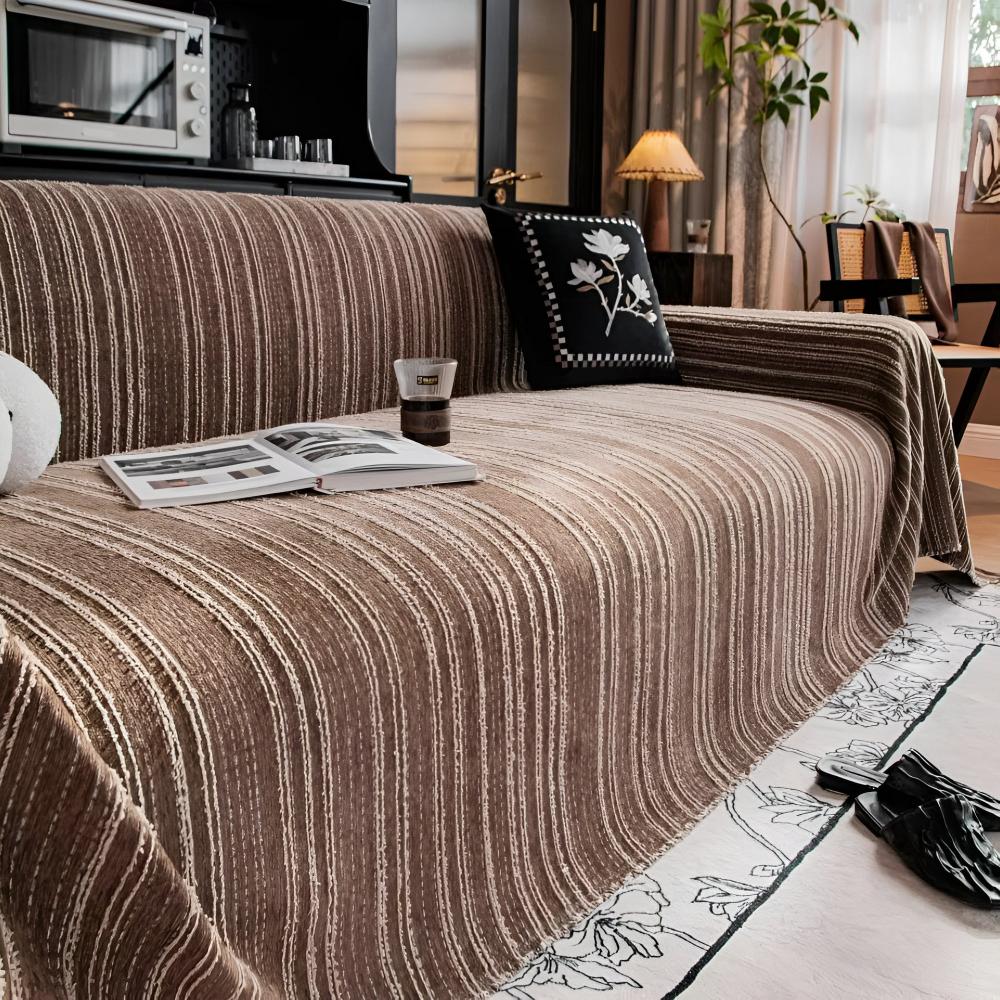 Skanto | Regal Stripes Chenille Sofa Cover