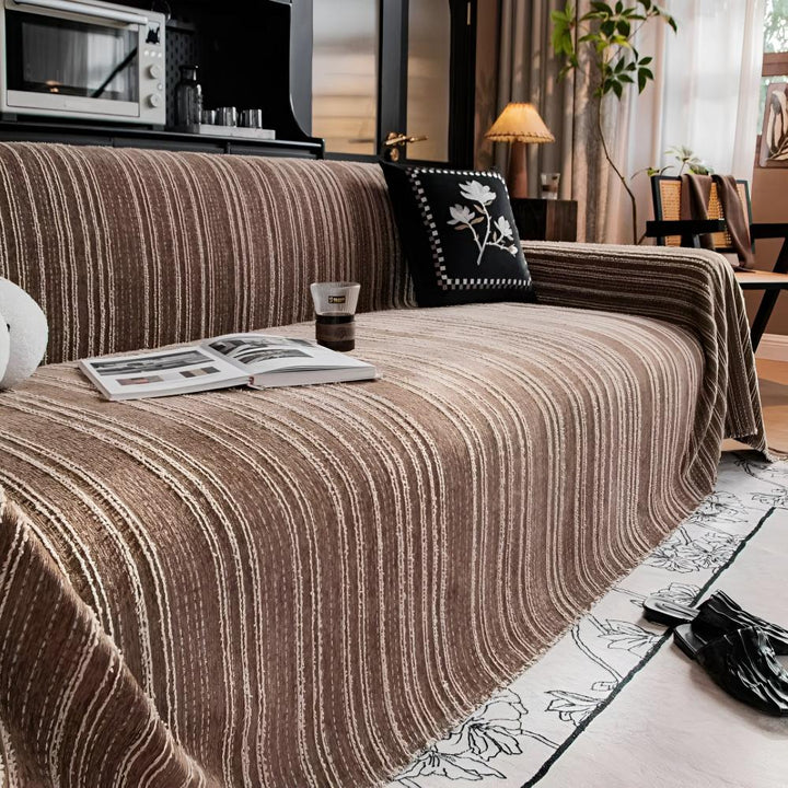 Skanto | Regal Stripes Chenille Sofa Cover
