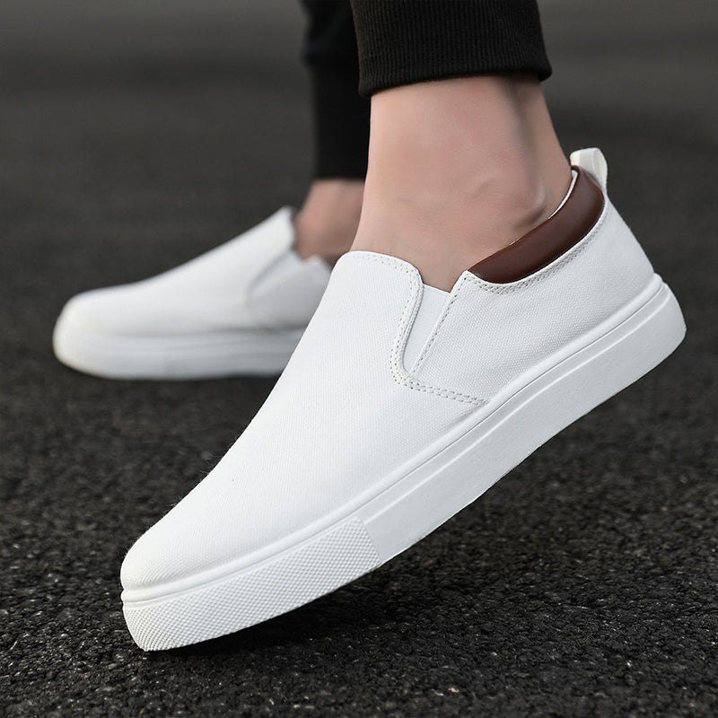 Skanto | Slip-On Sko laget av lerret for menn