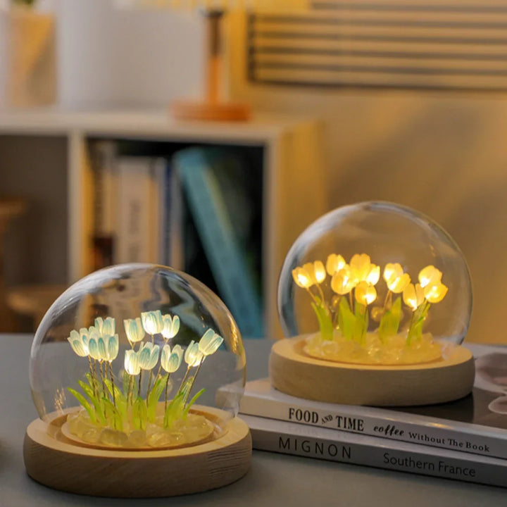 Glass Dome Tulip Light | Skanto