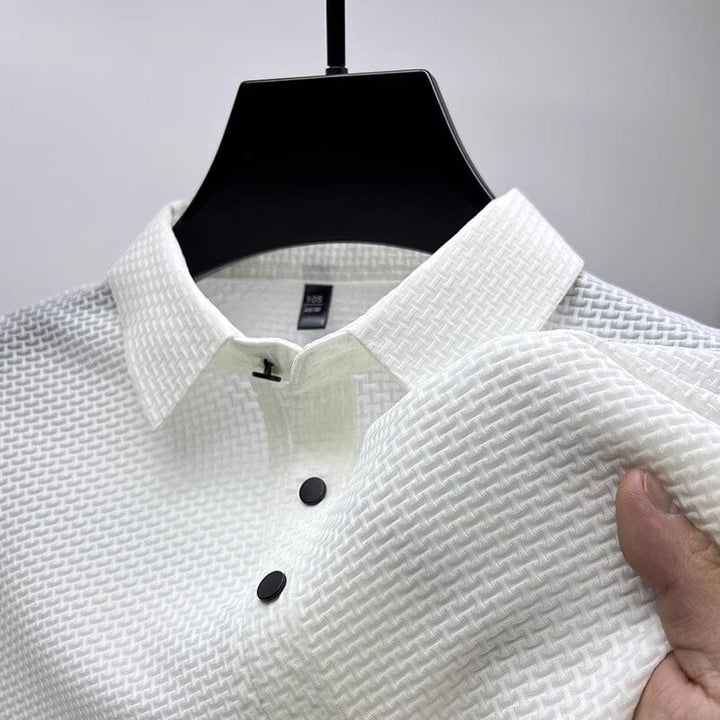 Mesh Ice Silk Korte Ermel T-skjorte | Skanto