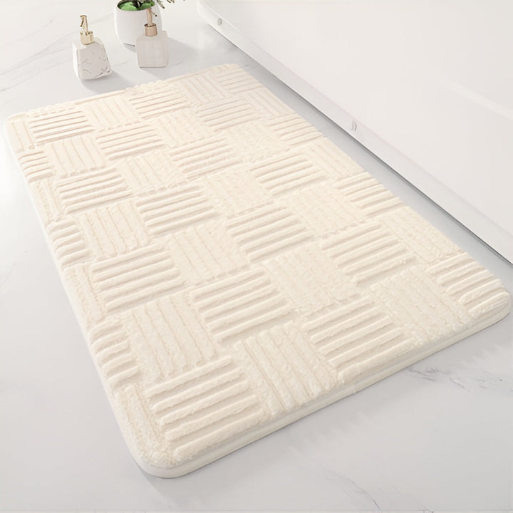 Skanto | Vivid Grid Absorberende Bade Matte