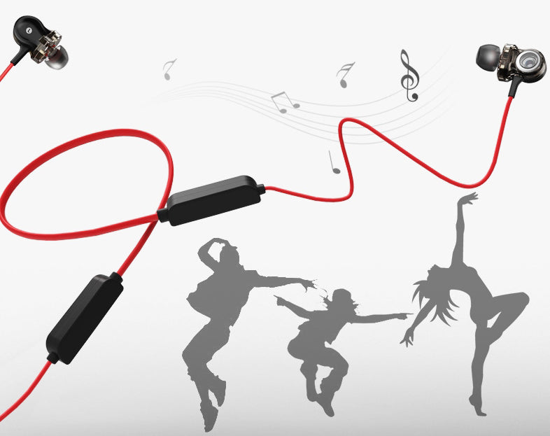 Skanto | HiFi Bluetooth In-ear Sports Hodetelefon, Med Seks Enheter & Tre Spoler